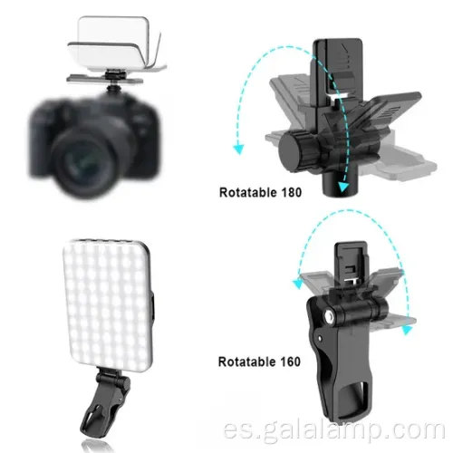 Luz de selfie portátil para fotografía al aire libre